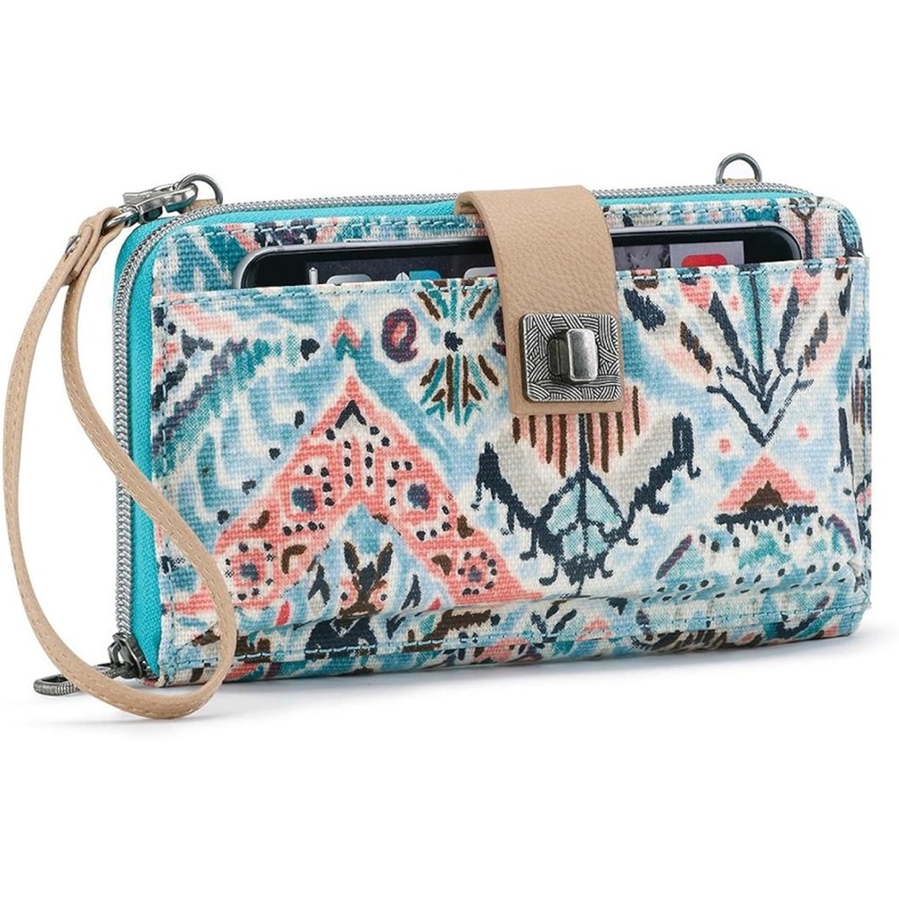 Sakroots Clutch Wristlet with Bohemian Flair